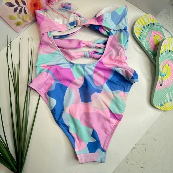 Kiki Rio NEW Desert Oasis One-piece Swimsuit Sz Medium - Picture 4 of 8